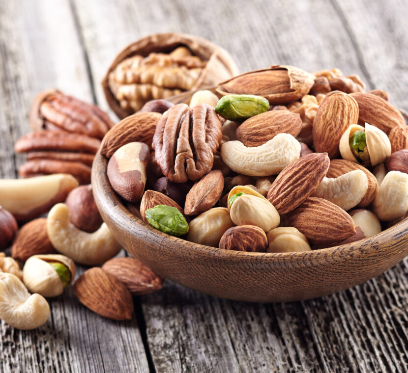 Nuts snacks gekocht
